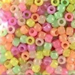Glow in the Dark Pony Beads